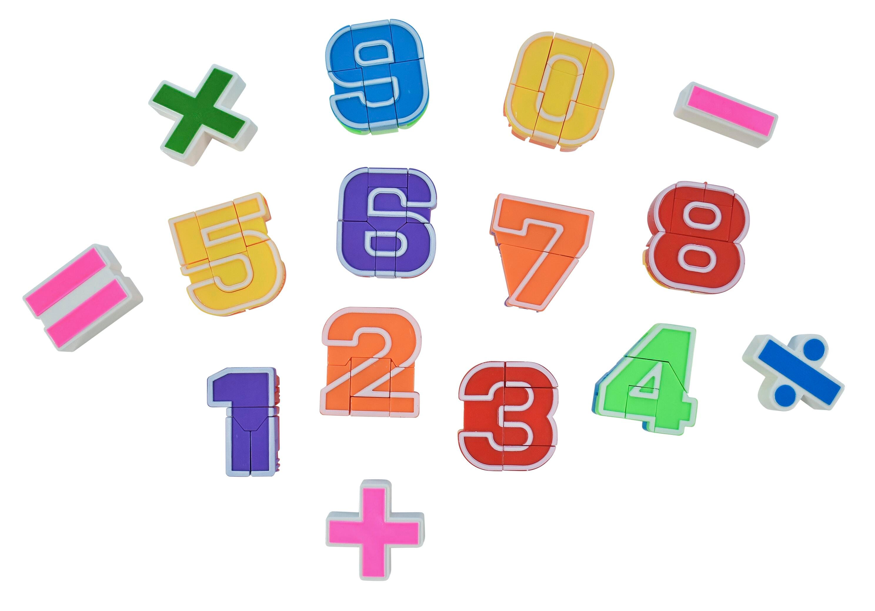 Naef Colors & Numbers 知育玩具 Childcraft Manipulative Number Bots, Set of 10